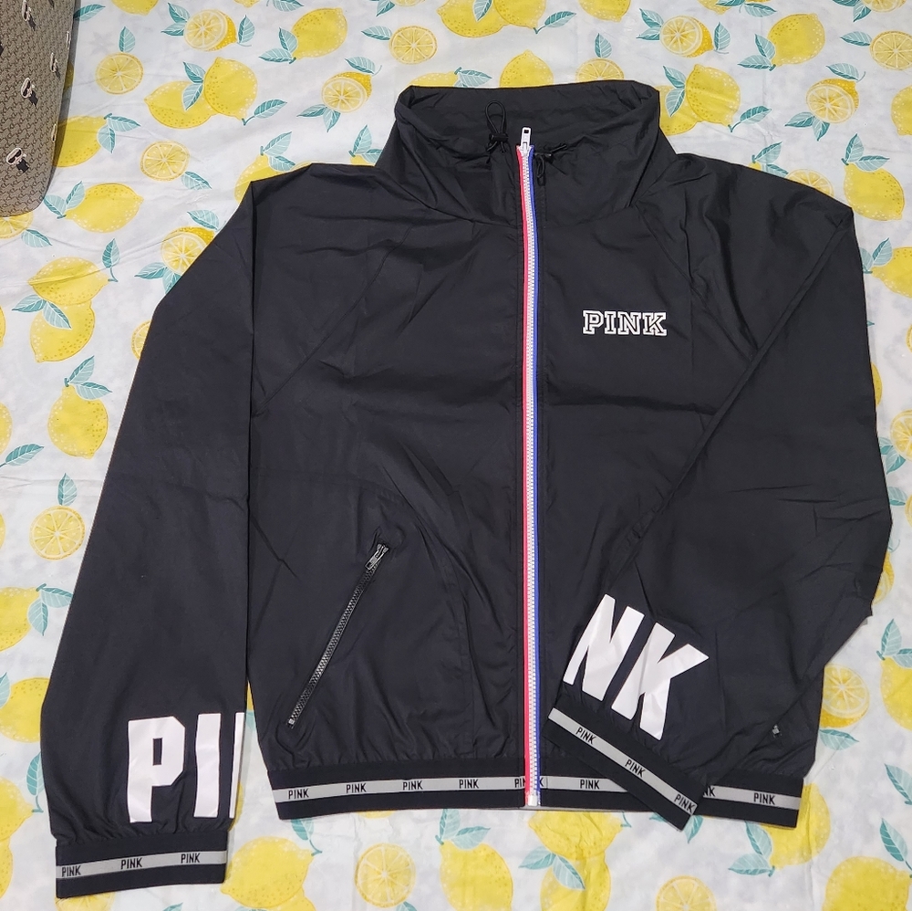 Victoria's Secret PINK Windbreaker/ Anorak Jacket size M/L